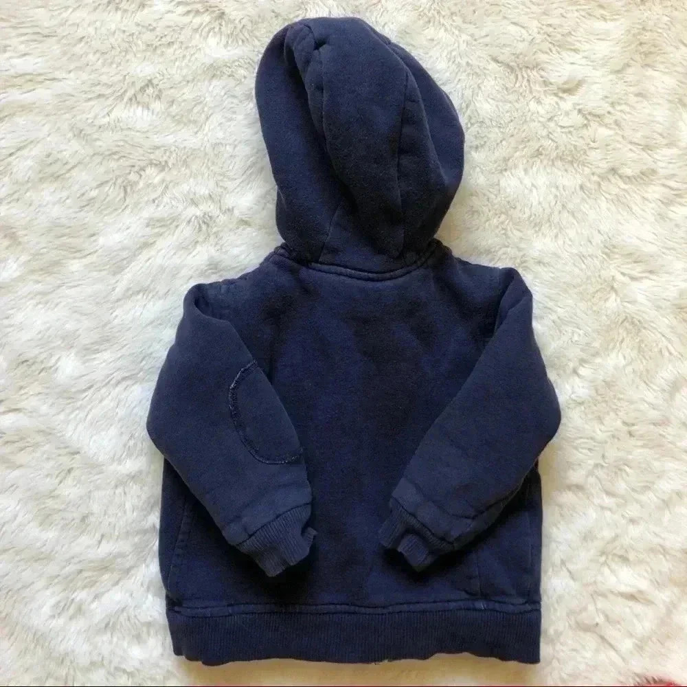 Joe Fresh Blue Hooded Coat Size 3T - Picture 11 of 15